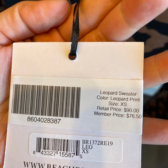 Leopard Sweater - Beach Riot - Picture 3 of 3